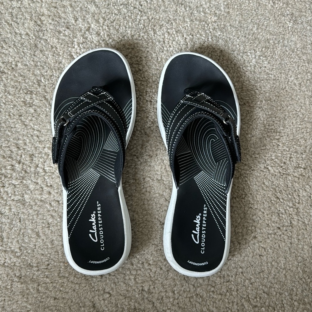 Cloudsteppers by Clarks Breeze Sea SIZE 8 Blk Syn